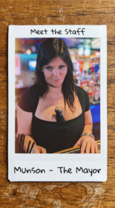 Munson, "The Mayor" of Jesse's Sports Bar and Grill in Margate, FL